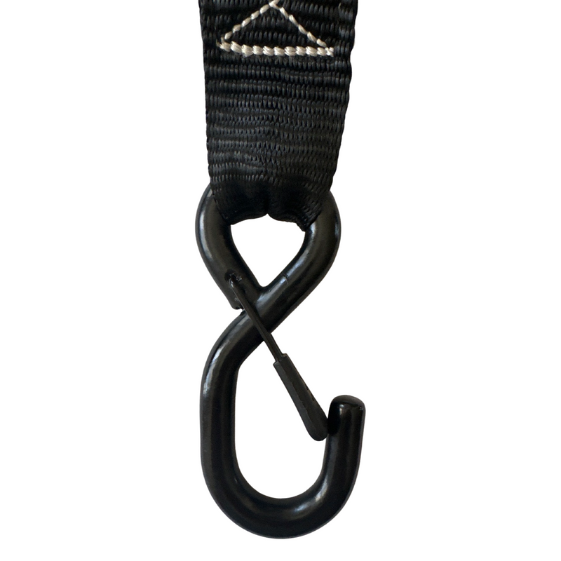 Load image into Gallery viewer, 1.6" x 15' Ratchet Tie-Down Set (Pack of 4) , Closed Hook (Lifetime Warranty)
