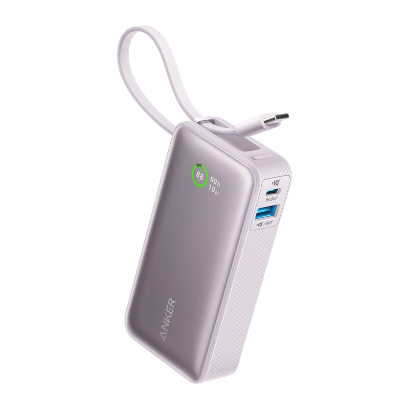 Load image into Gallery viewer, Anker Nano Power Bank (30W, Built-In USB-C Cable)