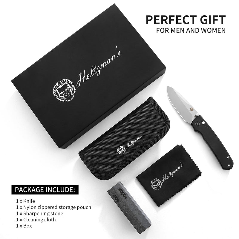 Load image into Gallery viewer, The Loyalist Folding Pocket Knife Giftset for Men and Women (Sand and Black)