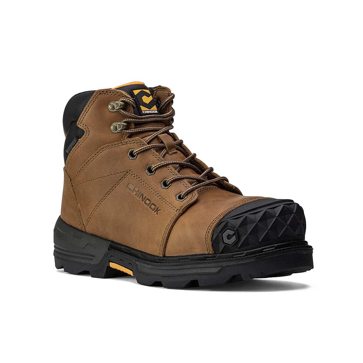 Maverick 6” Comp Toe Men’s Waterproof Work Boot - Wheat - Skoutley Outdoors LLC