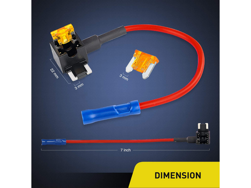 Load image into Gallery viewer, 12V Add A Fuse Kit W/5Amp Lo Profile Mini Blade Fuse