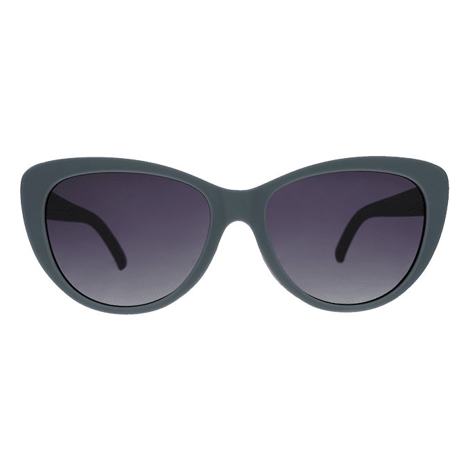 Load image into Gallery viewer, "Not Gray, Diet Black" Glam G Polarized Sunglasses