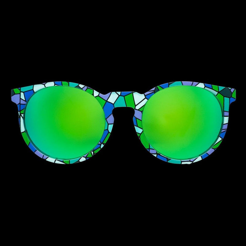 Load image into Gallery viewer, "Moody Mosaic Musings” Limited Circle G Polarized Sunglasses