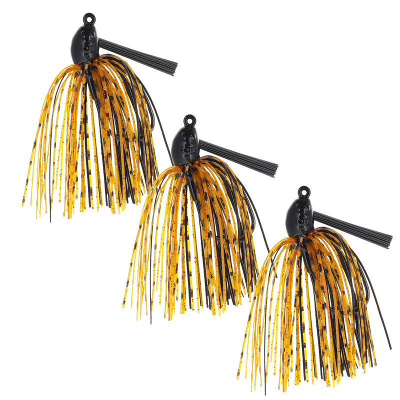 Load image into Gallery viewer, Reaction Tackle Lead Swim Jigs – Premium Weedless Bass Fishing Lures- 3 Pack
