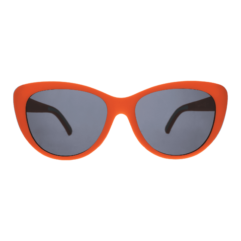 Load image into Gallery viewer, "Ties Cherry Stem With Tongue" Orange Glam G Polarized Sunglasses