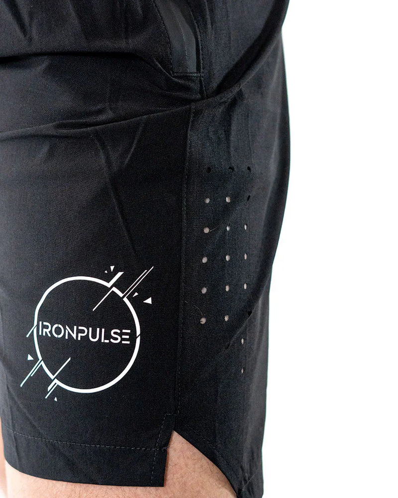 Load image into Gallery viewer, Iron Pulse Men's Black Tactical Shorts *Final Sale*