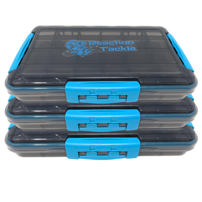 Load image into Gallery viewer, Reaction Tackle Premium Tackle Tray- High Performance and Water Resistant with 3 Resilient Clips