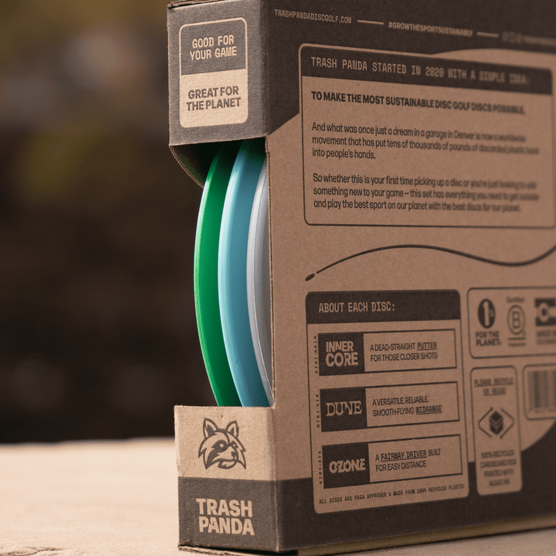 Load image into Gallery viewer, Disc Golf Set - 3 Discs - 100% Recycled!