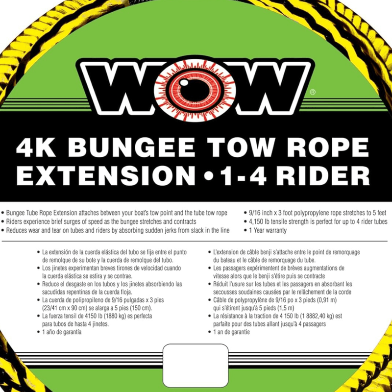 Load image into Gallery viewer, WOW Watersports 4K Bungee Tow Rope Extension