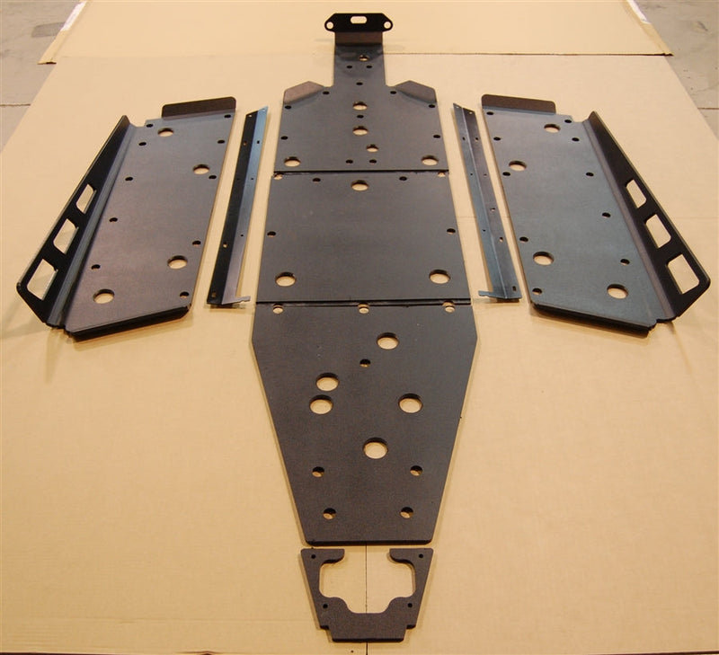 Load image into Gallery viewer, Trail Armor Polaris RZR S 900, RZR S 900 EPS, RZR 900, RZR 900 EPS TRAIL, RZR 900 XC and RZR S 1000 Full Skids with Slider Nerfs or Trimmed for Polaris Kick Out Steel Rock Sliders