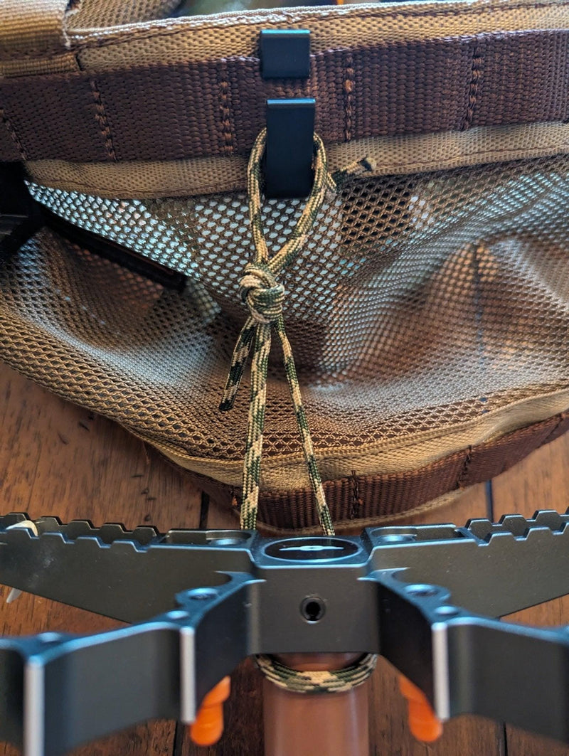 Load image into Gallery viewer, Rope Molle Hanger / Hook for Saddle Hunting