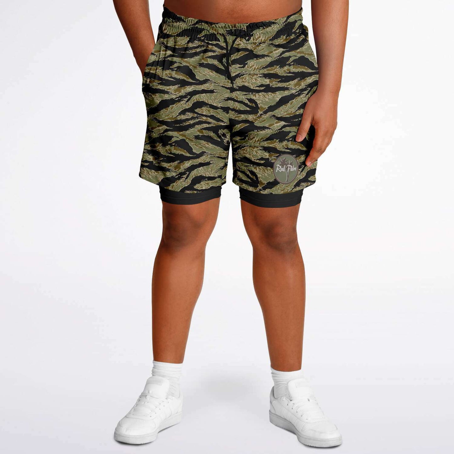 Rad Palm Tiger Stripe 2 in 1 Shorts