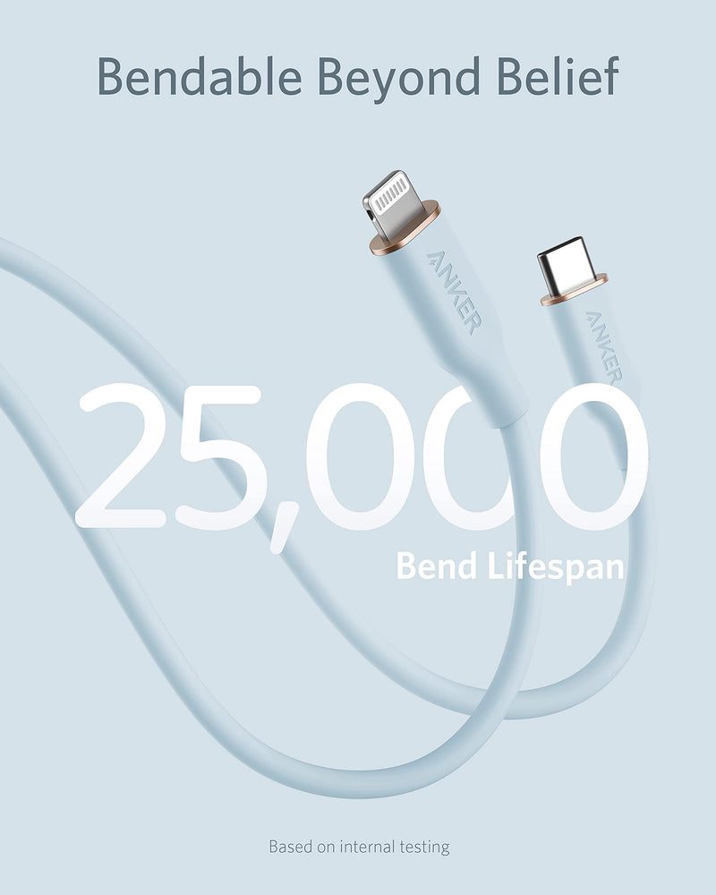 Load image into Gallery viewer, Anker <b>641</b> USB-C to Lightning Cable (Flow, Silicone)