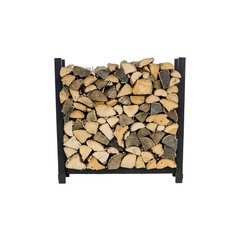 Load image into Gallery viewer, 3 ft Steel Firewood Rack Holds 1/8 Cord Woodhaven