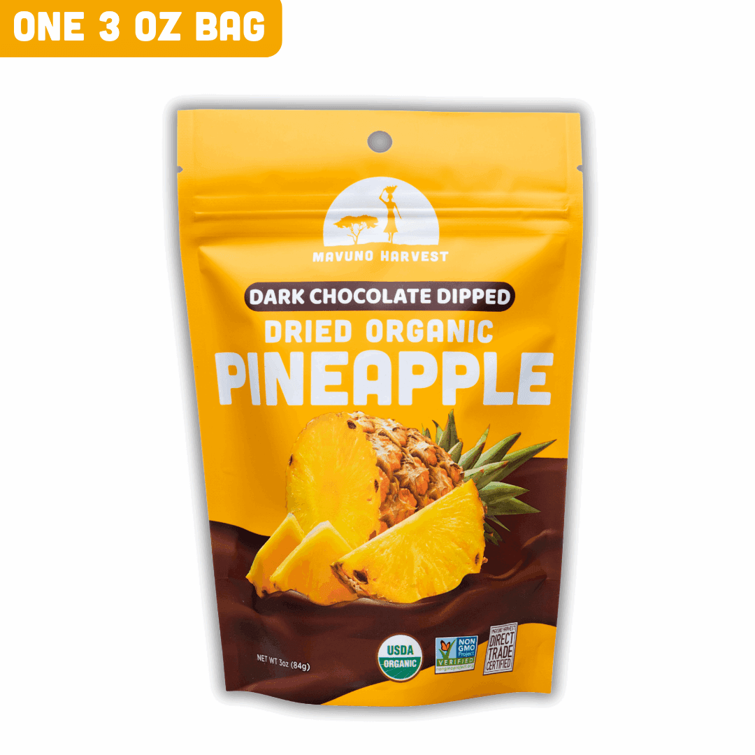 Organic Dried Pineapple Dipped in Dark Chocolate - Skoutley Outdoors LLC