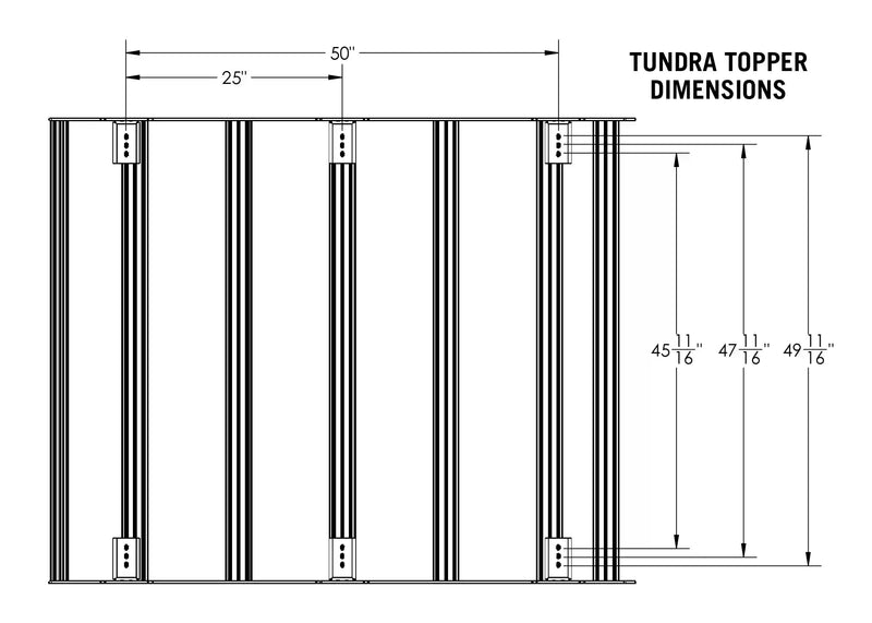 Load image into Gallery viewer, Toyota Tundra Bed Rack - DRIFTR Topper (Add-on)