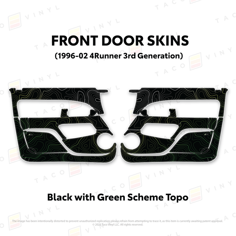 Load image into Gallery viewer, 1996-2002 4Runner Door Skins