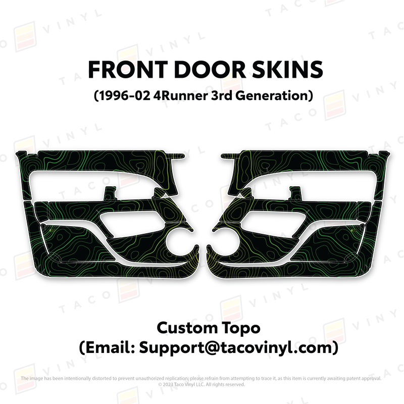 Load image into Gallery viewer, 1996-2002 4Runner Door Skins