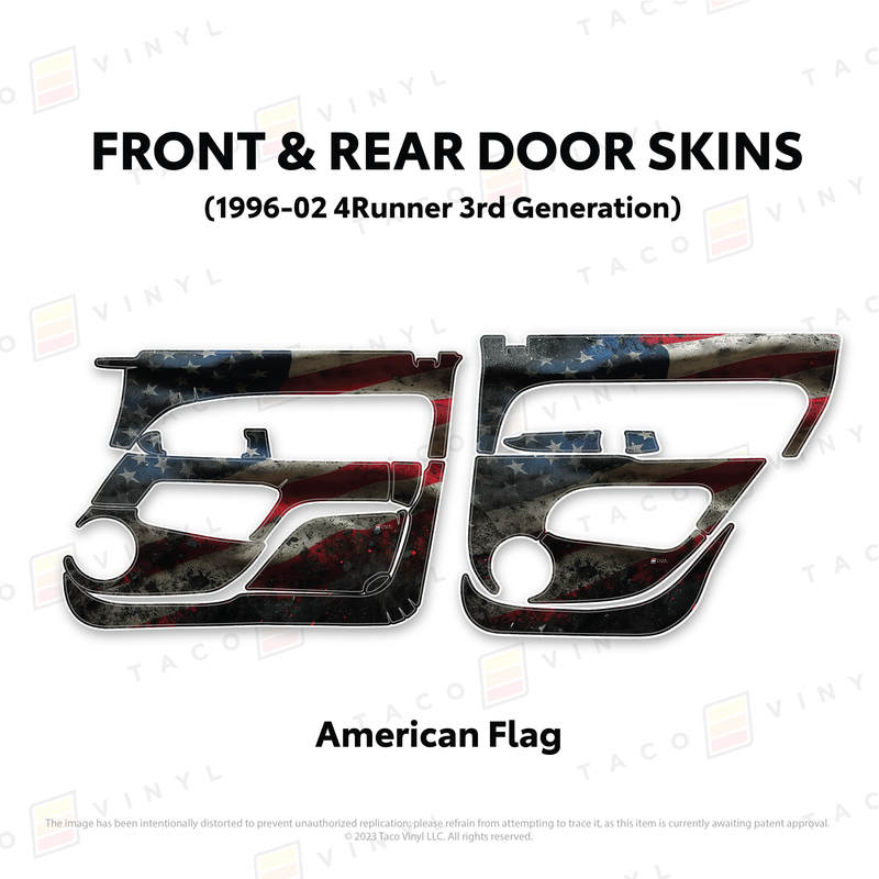 Load image into Gallery viewer, 1996-2002 4Runner Door Skins