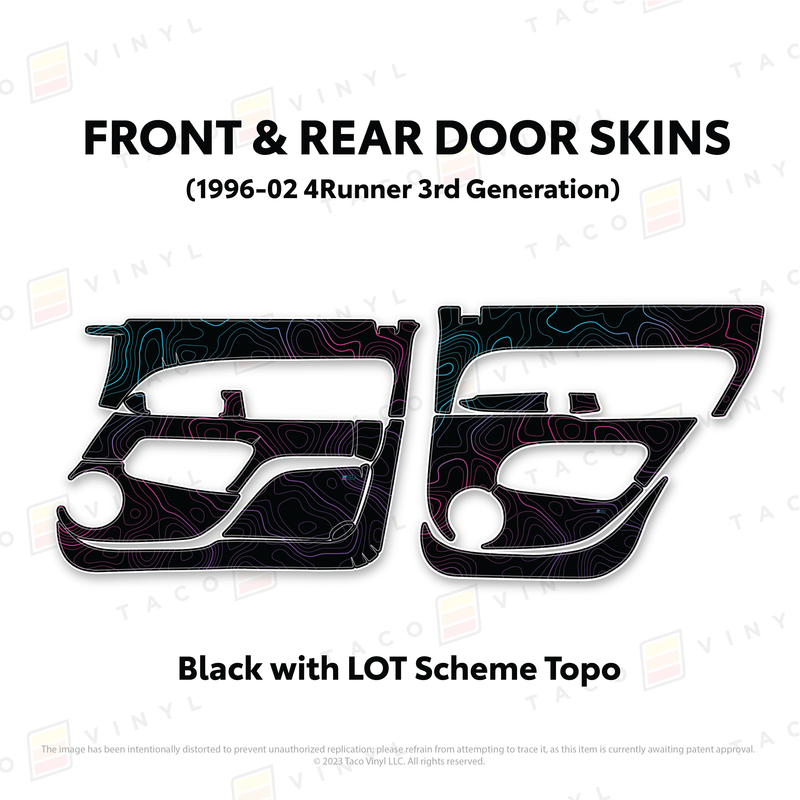 Load image into Gallery viewer, 1996-2002 4Runner Door Skins