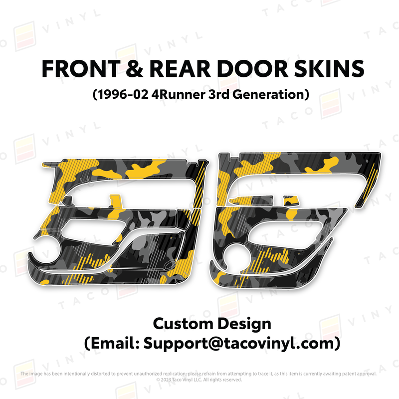 Load image into Gallery viewer, 1996-2002 4Runner Door Skins