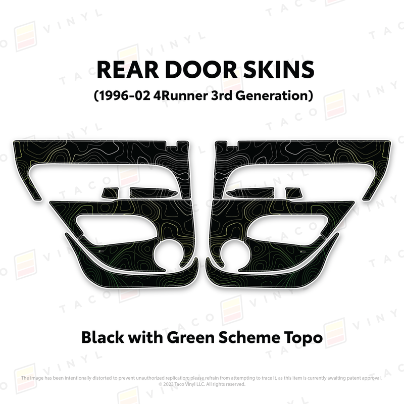 Load image into Gallery viewer, 1996-2002 4Runner Door Skins