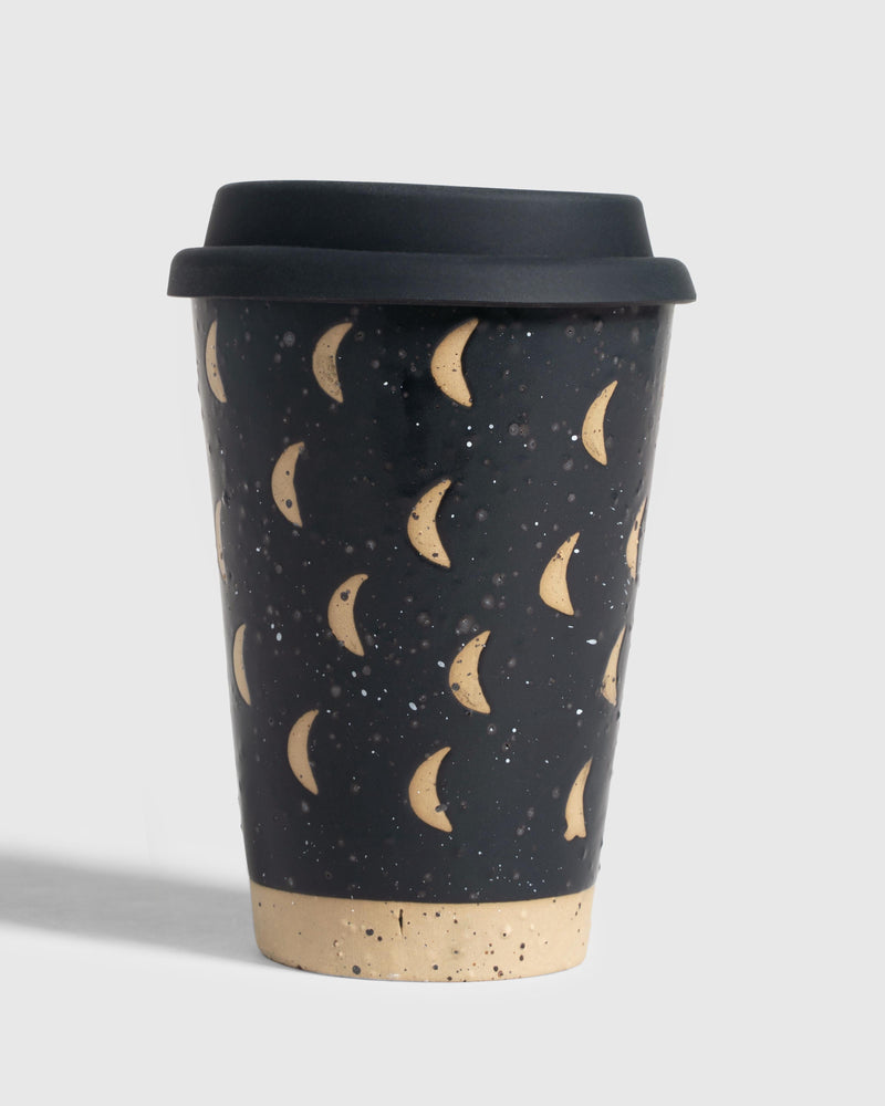 Load image into Gallery viewer, 12 oz. Stoneware Travel Mug