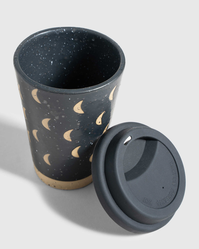 Load image into Gallery viewer, 12 oz. Stoneware Travel Mug