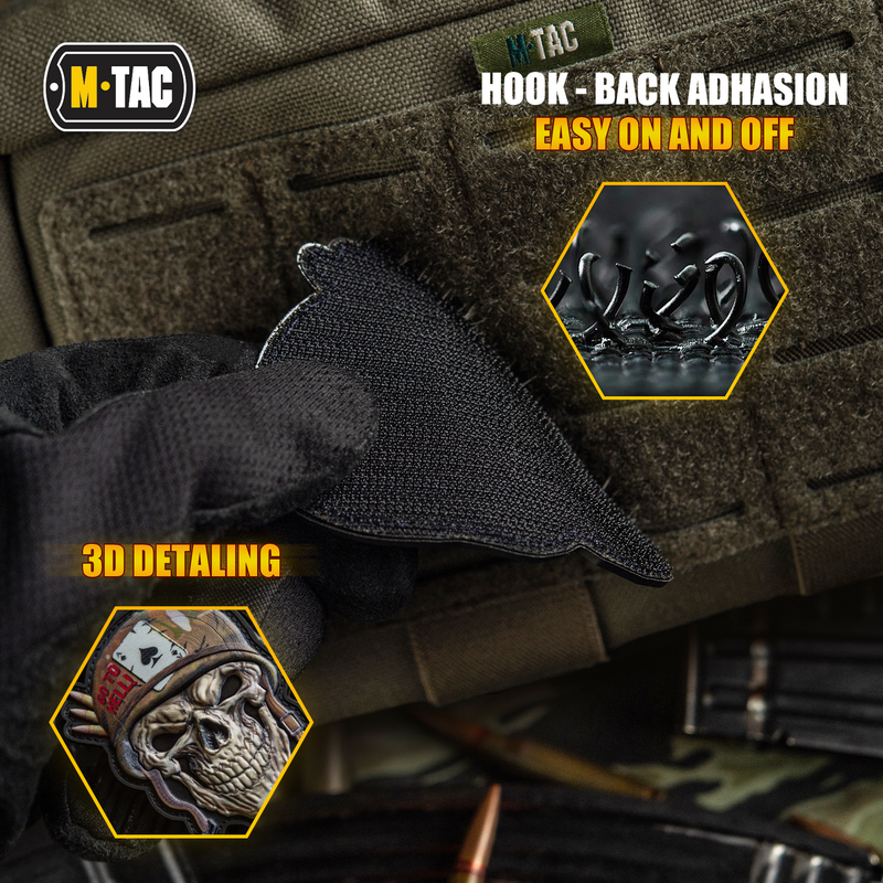 Load image into Gallery viewer, M-Tac Patch Skull in a Helmet PVC