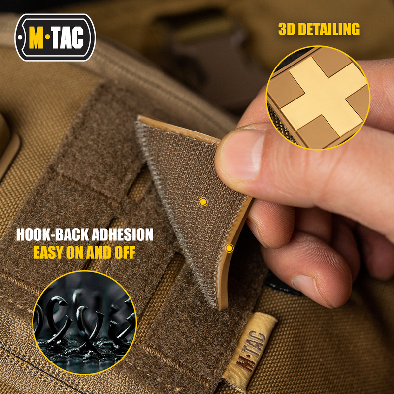 Load image into Gallery viewer, M-Tac patch Medic Cross Square PVC