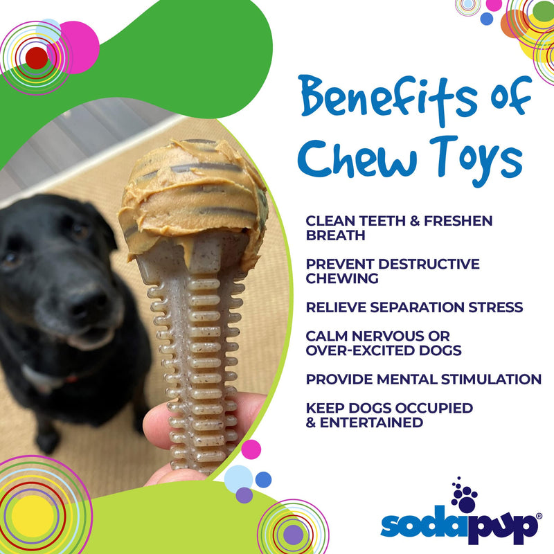 Load image into Gallery viewer, Honey Bone Dental Tower Nylon Chew Toy for Aggressive Chewers | USA Made