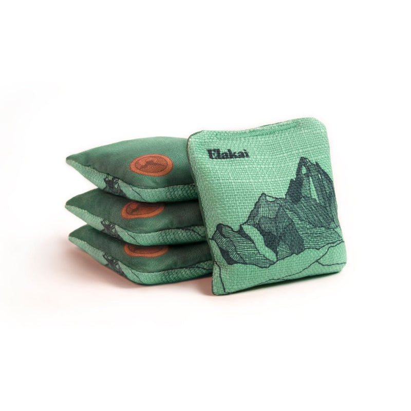 Load image into Gallery viewer, 4-in Travel Dual-Sided Cornhole Bags | Mt. Elakai Design Collection