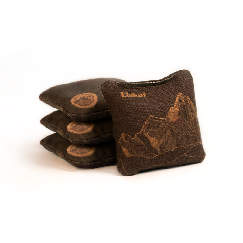 Load image into Gallery viewer, 4-in Travel Dual-Sided Cornhole Bags | Mt. Elakai Design Collection