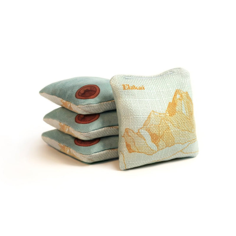 Load image into Gallery viewer, 4-in Travel Dual-Sided Cornhole Bags | Mt. Elakai Design Collection
