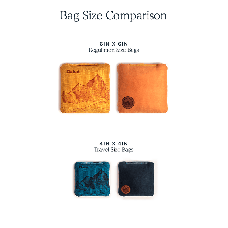 Load image into Gallery viewer, 6-in Herringbone Cornhole Bags | Premium All-Weather Collection