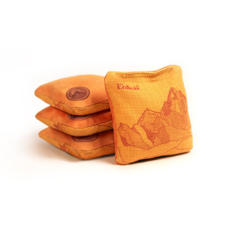 Load image into Gallery viewer, 4-in Travel Dual-Sided Cornhole Bags | Mt. Elakai Design Collection