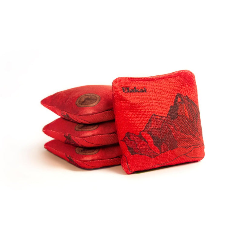 Load image into Gallery viewer, 4-in Travel Dual-Sided Cornhole Bags | Mt. Elakai Design Collection