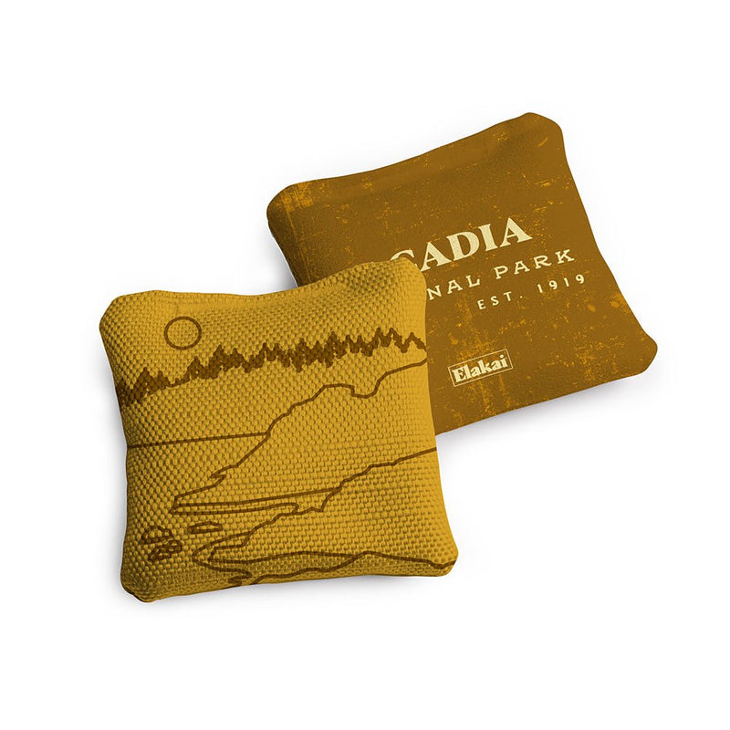Load image into Gallery viewer, 4-in Travel Dual-Sided Cornhole Bags | National Parks Collection