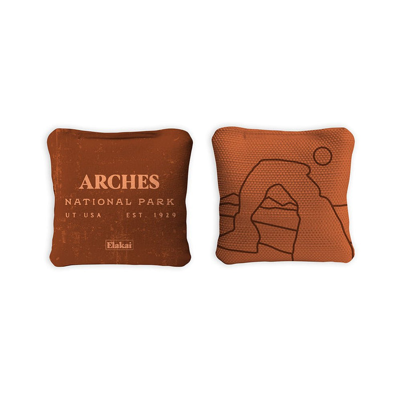 Load image into Gallery viewer, 4-in Travel Dual-Sided Cornhole Bags | National Parks Collection