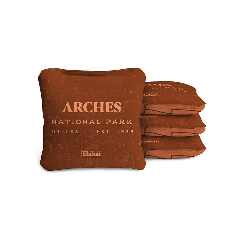 Load image into Gallery viewer, 4-in Travel Dual-Sided Cornhole Bags | National Parks Collection