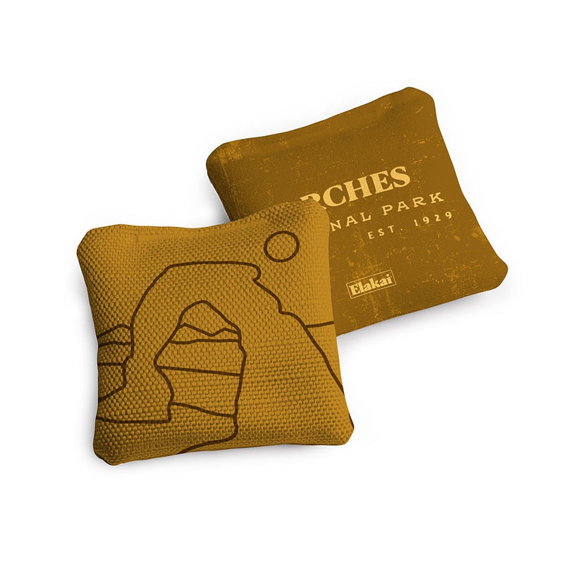 Load image into Gallery viewer, 4-in Travel Dual-Sided Cornhole Bags | National Parks Collection