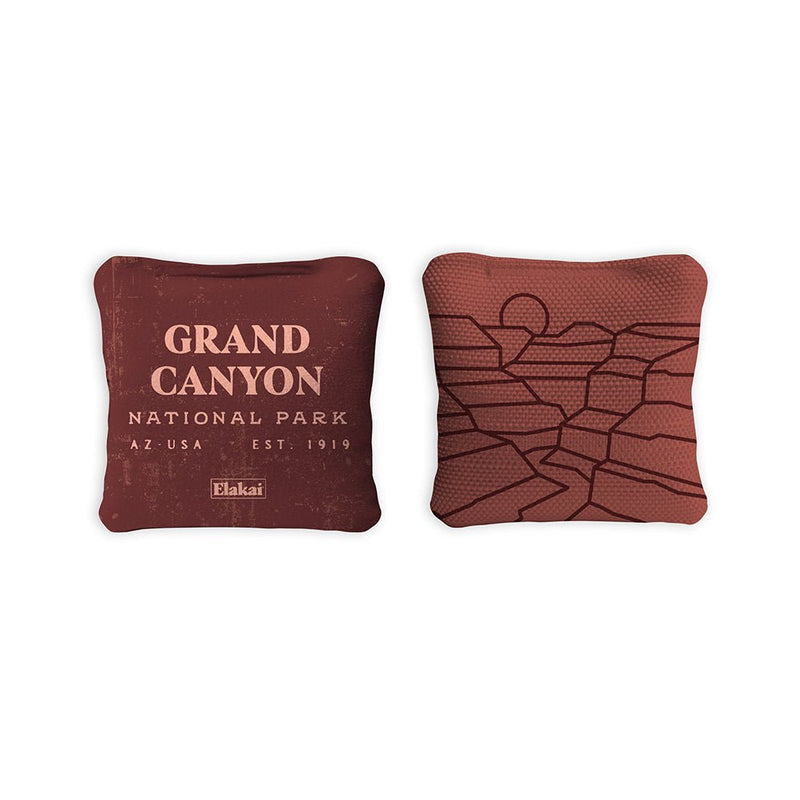 Load image into Gallery viewer, 4-in Travel Dual-Sided Cornhole Bags | National Parks Collection