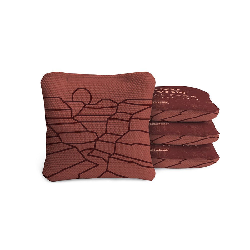 Load image into Gallery viewer, 4-in Travel Dual-Sided Cornhole Bags | National Parks Collection