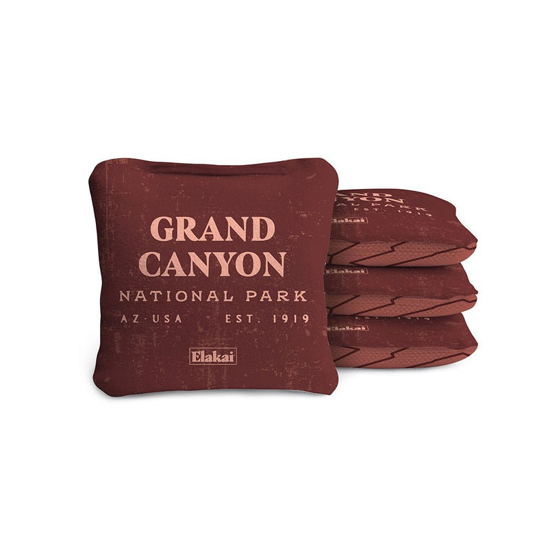 Load image into Gallery viewer, 4-in Travel Dual-Sided Cornhole Bags | National Parks Collection