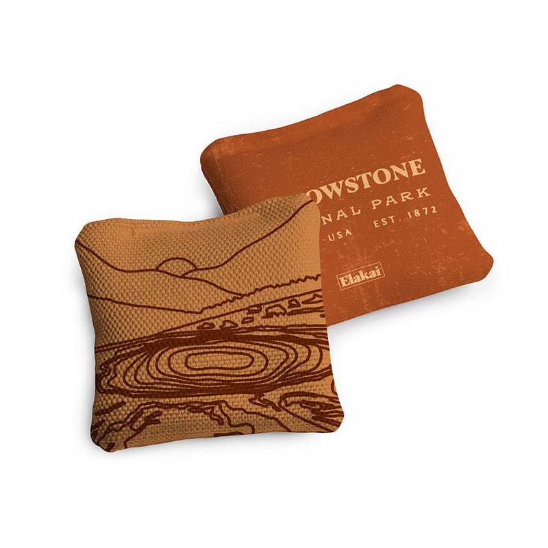 Load image into Gallery viewer, 4-in Travel Dual-Sided Cornhole Bags | National Parks Collection