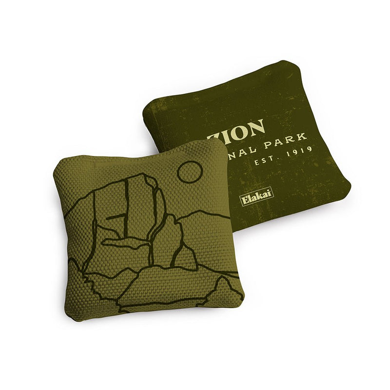 Load image into Gallery viewer, 4-in Travel Dual-Sided Cornhole Bags | National Parks Collection