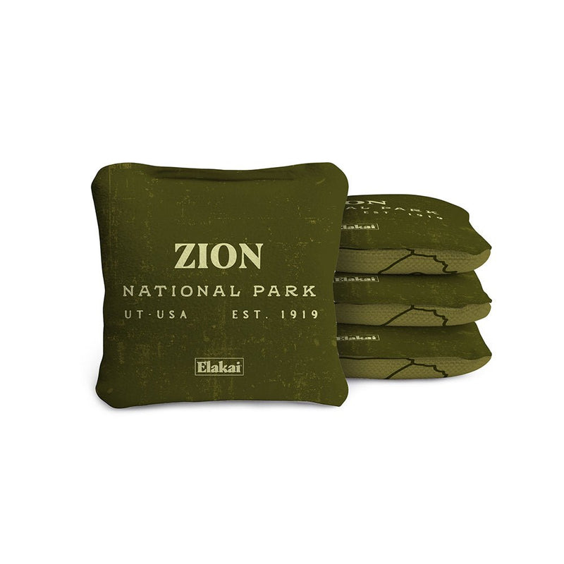Load image into Gallery viewer, 4-in Travel Dual-Sided Cornhole Bags | National Parks Collection