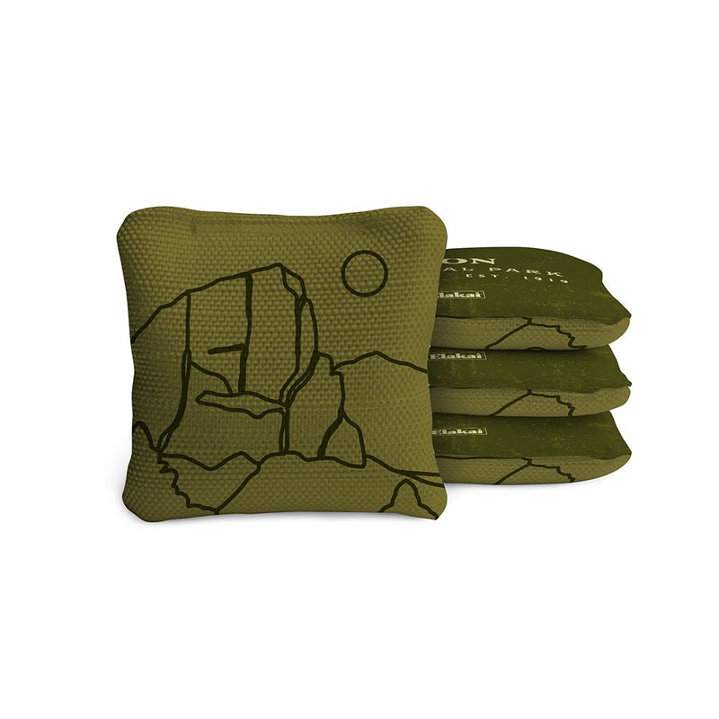 Load image into Gallery viewer, 4-in Travel Dual-Sided Cornhole Bags | National Parks Collection