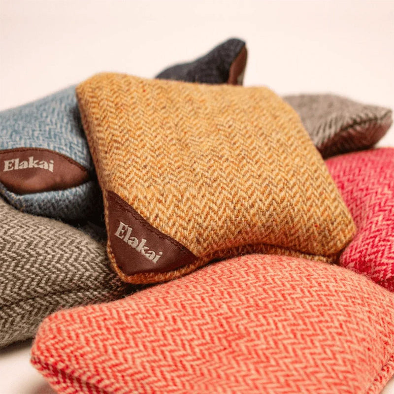 Load image into Gallery viewer, 4-in Travel Herringbone Cornhole Bags | Premium All-Weather Collection