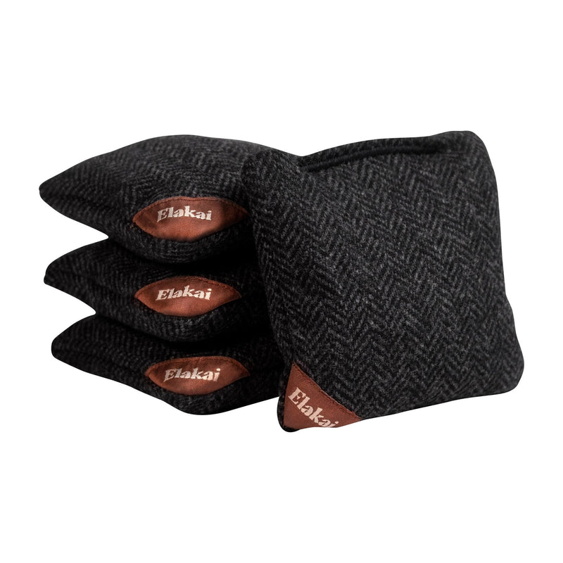 Load image into Gallery viewer, 4-in Travel Herringbone Cornhole Bags | Premium All-Weather Collection